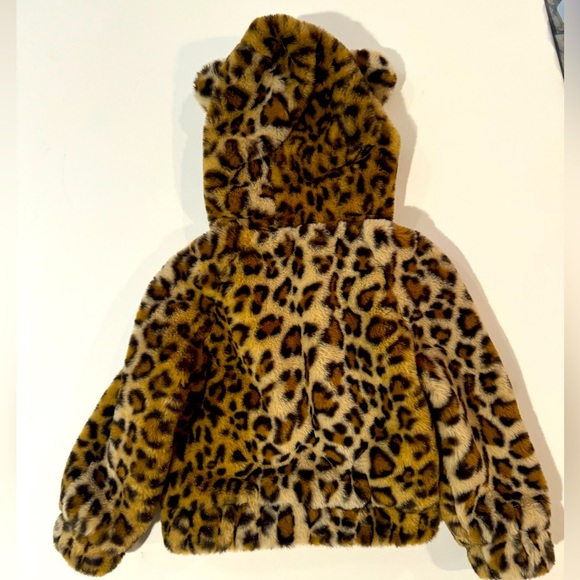 Nordstroms Tucker + Tate Fur Animal Print Coat - Picture 3 of 9
